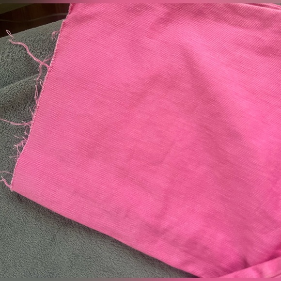 Bright pink BlankNYC Ribcage Straight Leg Jeans - Picture 3 of 4